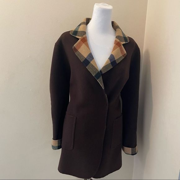 DAKS WOOL Coats women’s - Picture 1 of 6